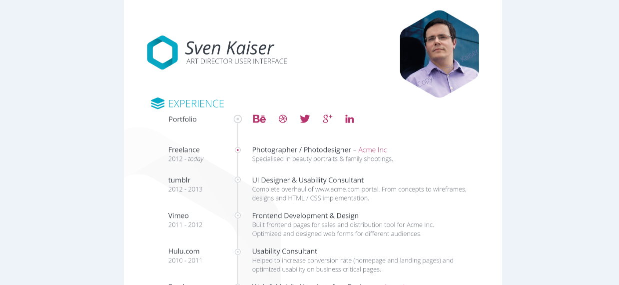 Design graphic new resume web york